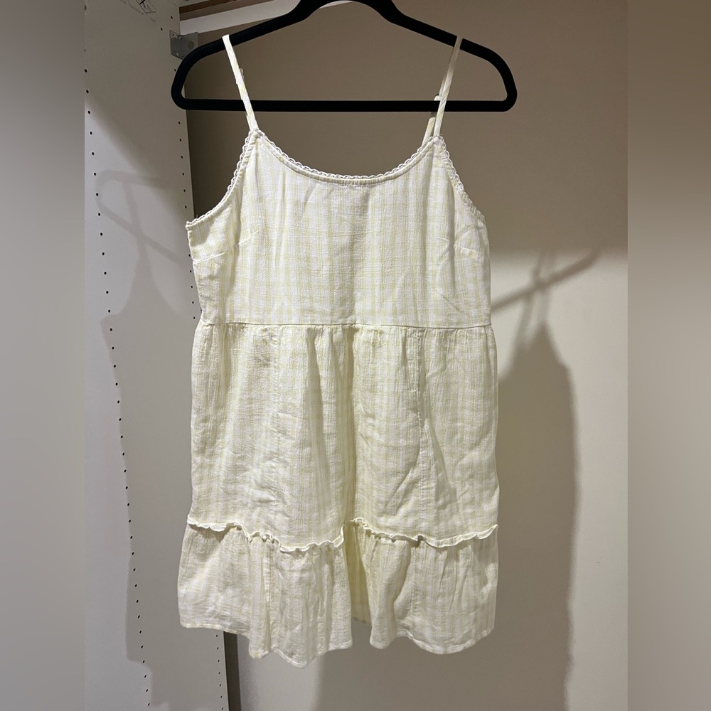 ABOUND Babydoll Gingham Dress